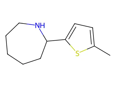 2-(5-Methyl-2-thienyl)azepane structure