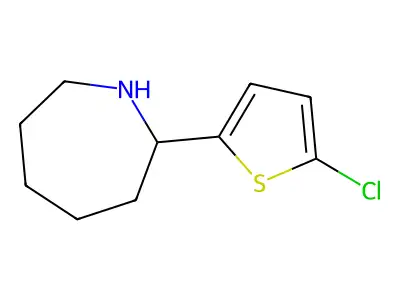 2-(5-Chlorothiophen-2-yl)azepane structure