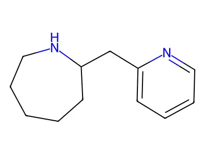 2-(Pyridin-2-ylmethyl)azepane structure