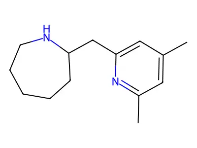 2-[(4,6-Dimethylpyridin-2-yl)methyl]azepane structure