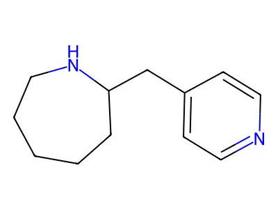 2-(Pyridin-4-ylmethyl)azepane structure