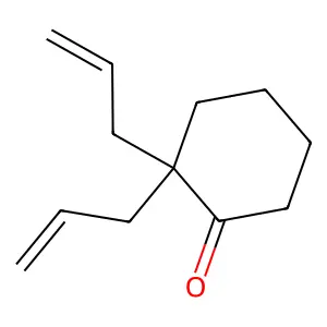 Cyclohexanone, 2,2-diallyl- structure