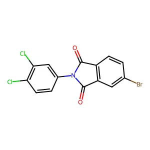 5-bromo-2-(3,4-dichlorophenyl)-1H-isoindole-1,3(2H)-dione structure