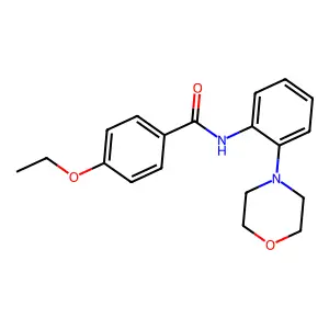 4-ethoxy-N-(2-morpholin-4-ylphenyl)benzamide structure