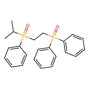 [2-(Diphenylphosphoryl)ethyl](oxo)phenyl(propan-2-yl)-lambda~5~-phosphane structure