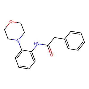 N-(2-morpholin-4-ylphenyl)-2-phenylacetamide structure