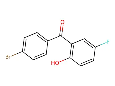 4'-Bromo-5-fluoro-2-hydroxybenzophenone structure