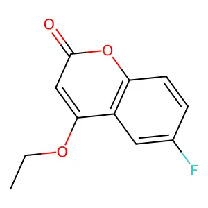 4-Ethoxy-6-fluorocoumarin structure