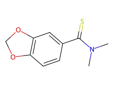 Benzamide, N,N-dimethyl-3,4-methylenedioxythio- structure
