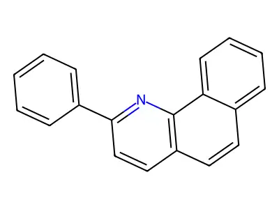 2-Phenylbenzo(h)quinoline structure