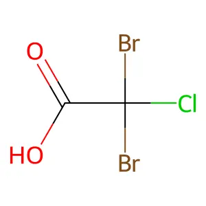 Dibromochloroacetic acid structure