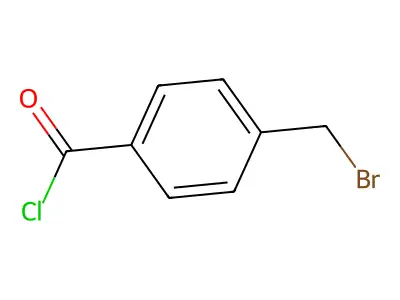 4-Bromomethyl-benzoyl chloride structure