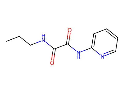Ehtanediamide, N-propyl-N'-2-pyridinyl- structure