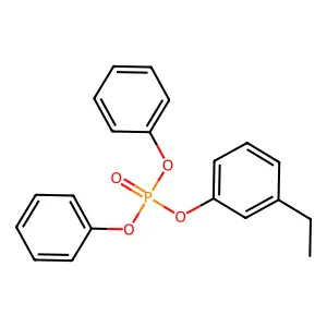 二苯基间乙基苯基磷酸酯 structure
