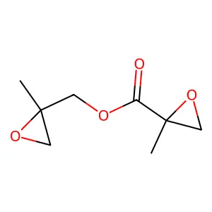 (2-Methyloxiran-2-yl)methyl 2-methyloxirane-2-carboxylate structure
