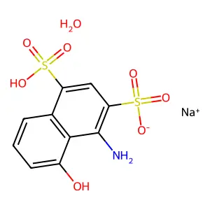 1,3-Naphthalenedisulfonic acid, 4-amino-5-hydroxy-, sodium salt (1:?) structure