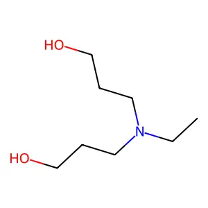 3,3'-(Ethylazanediyl)di(propan-1-ol) structure