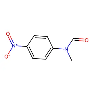 N-甲基-N-(4-硝基苯基)甲酰胺 structure