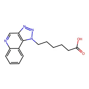 1H-1,2,3-Triazolo[4,5-c]quinoline-1-hexanoic acid structure