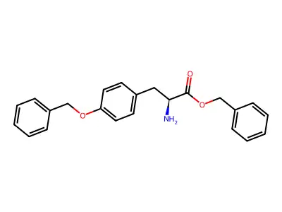 Benzyl 2-amino-3-(4-hydroxyphenyl)propanoate structure
