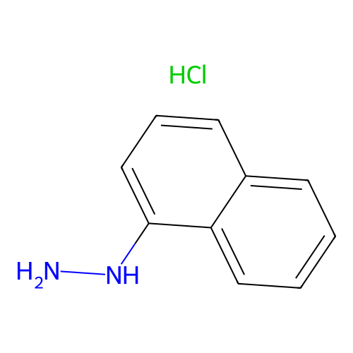Hydrazine, 1-naphthalenyl-, hydrochloride (1:1) structure