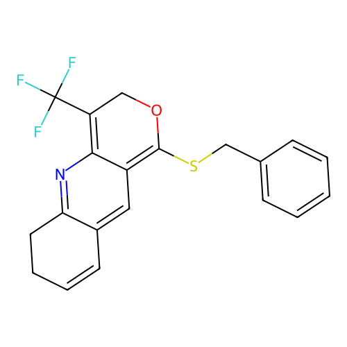 6H-(1)Benzothiopyrano(4,3-b)quinoline, 4-(trifluoromethyl)- structure