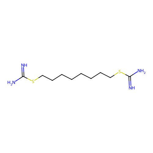 2-(8-Carbamimidoylsulfanyl-octyl)-isothiourea structure