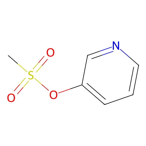 3-Pyridinyl methanesulfonate structure