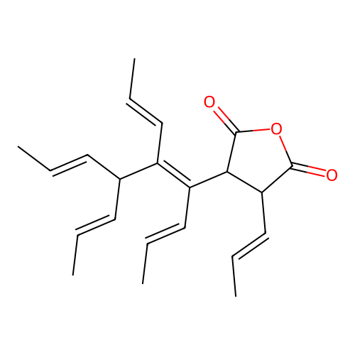 2,5-Furandione, 3-(hexapropen-1-yl)dihydro- structure