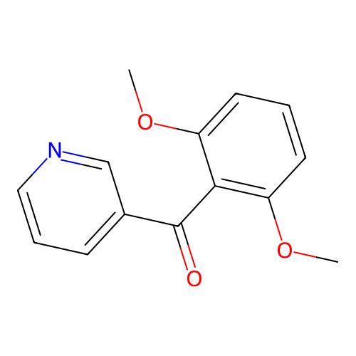 (2,6-Dimethoxyphenyl)(pyridin-3-yl)methanone structure