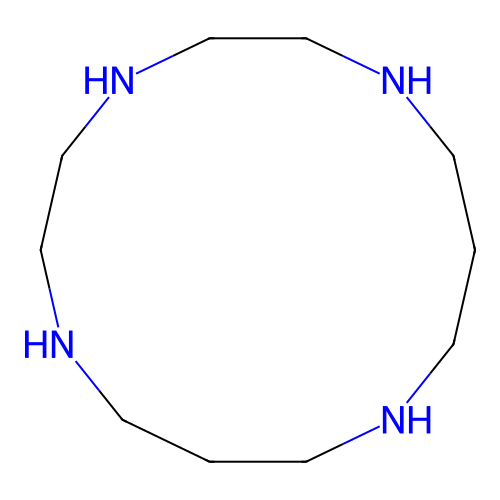 1,4,7,11-Tetraazacyclotetradecane structure