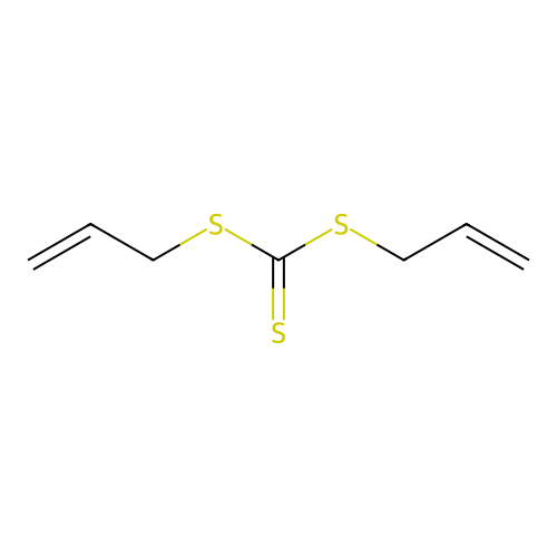 Carbonotrithioic acid, di-2-propenyl ester structure