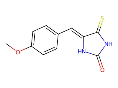 2-Imidazolidinone, 4-[(4-methoxyphenyl)methylene]-5-thioxo- structure