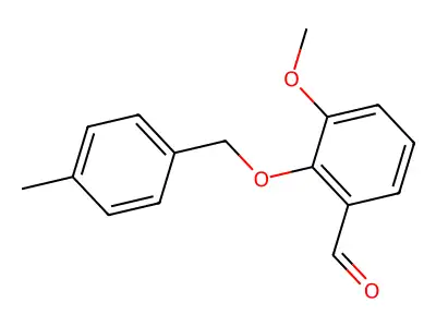 3-Methoxy-2-((4-methylphenyl)methoxy)benzaldehyde structure