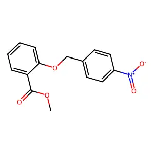 Methyl 2-[(4-nitrobenzyl)oxy]benzoate structure