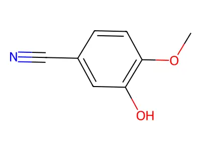 3-Hydroxy-4-methoxybenzonitrile structure