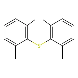 Benzene, 1,1'-thiobis(2,6-dimethyl- structure
