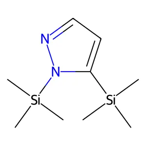 1,5-Bis(trimethylsilyl)pyrazole structure