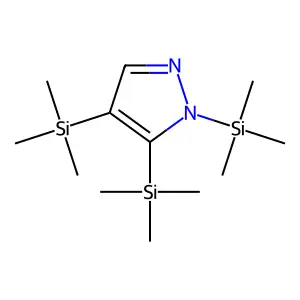 1,4,5-Tris(trimethylsilyl)pyrazole structure