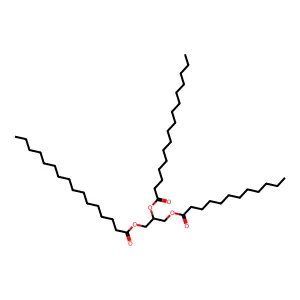 1,2-Dipalmitoyl-3-lauroylglycerol structure