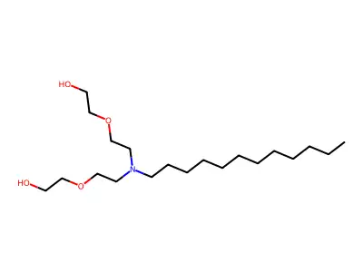 2,2'-[(Dodecylimino)bis(ethyleneoxy)]diethanol structure
