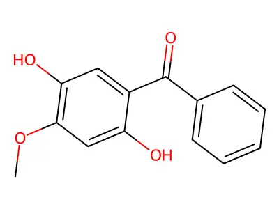 2,5-Dihydroxy-4-methoxybenzophenone structure