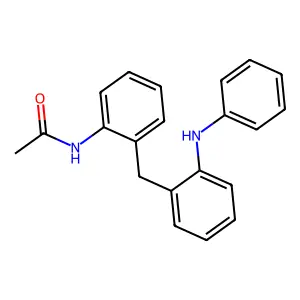 Acetamide, N-[2-[[2-(phenylamino)phenyl]methyl]phenyl]- structure