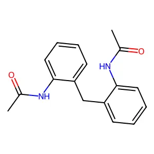 Acetamide, N,N'-(methylenedi-2,1-phenylene)bis- structure