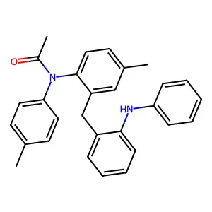 n-n-[4-methyl-2-[[2- phenyl]methyl]phenyl]acetamide structure