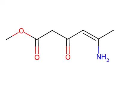 5-Amino-3-oxo-4-hexenoic acid methyl ester structure