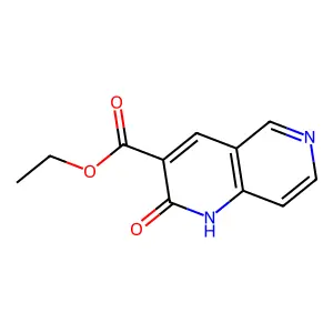 Ethyl 2-oxo-1,2-dihydro-1,6-naphthyridine-3-carboxylate structure