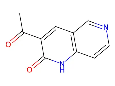 3-Acetyl-1,6-naphthyridin-2(1H)-one structure