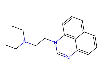 Perimidine, 1-(2-(diethylamino)ethyl)- structure