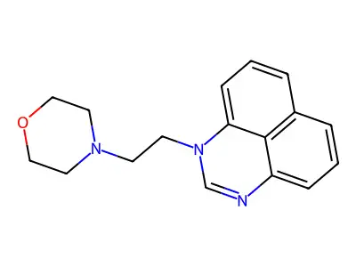 Perimidine, 1-(2-morpholinoethyl)- structure